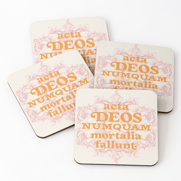 Item preview, Mortal Deeds Never Deceive the Gods - Latin - Acta Deos Numquam Mortalia Fallunt designed and sold by Trish Dish.