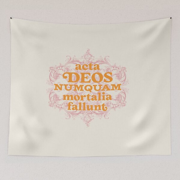 Item preview, Mortal Deeds Never Deceive the Gods - Latin - Acta Deos Numquam Mortalia Fallunt designed and sold by Trish Dish.