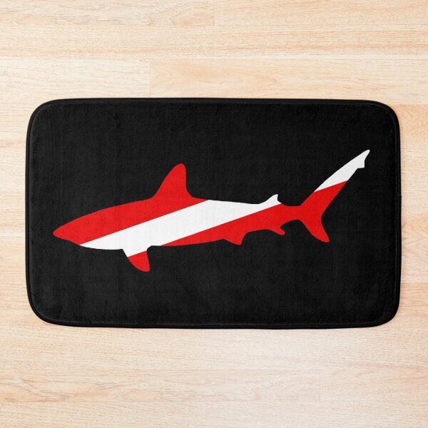 Item preview, Shark Silhouette Dive Flag designed and sold by J-Bat.