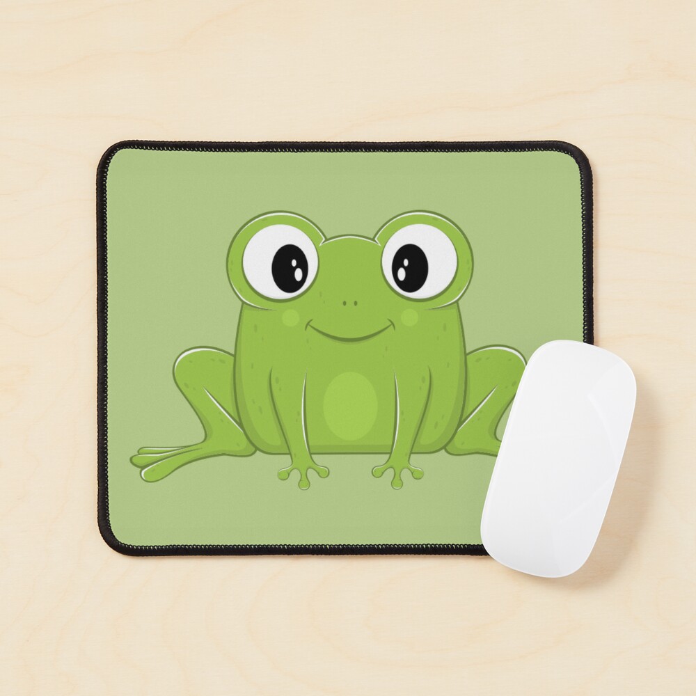 Kawaii Crochet Froggy Art Board Print for Sale by hellohappy