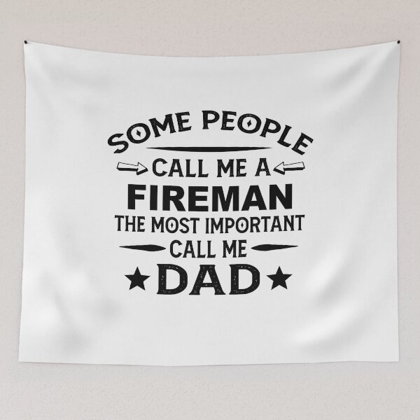 Item preview, fireman Father Dad T-shirt gift for father's Day fireman Dad Father's Day, fireman Dad Hudband Christmas Gift designed and sold by xlnv.