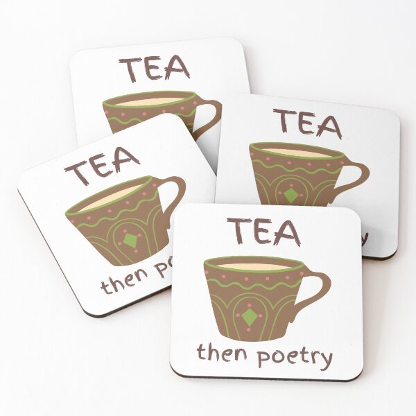 Item preview, Tea Then Poetry Fun For Bookworm designed and sold by IceCreamMuseum.