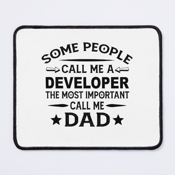 Item preview, developer Father Dad T-shirt gift for father's Day developer Dad Father's Day, developer Dad Hudband Christmas Gift designed and sold by xlnv.