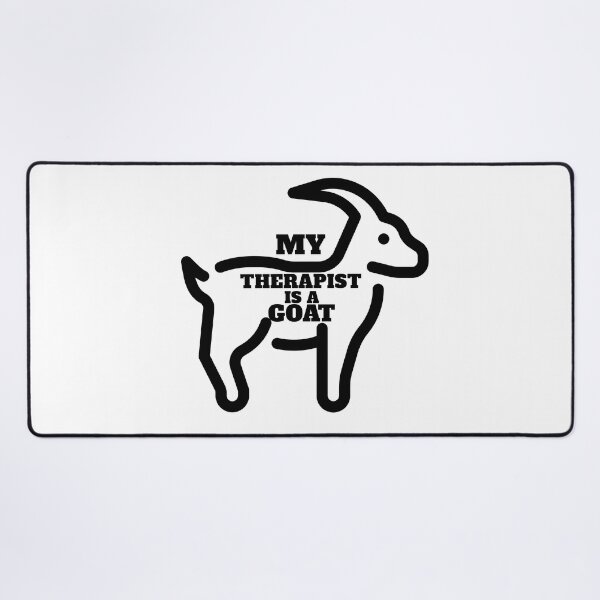 Item preview, Goat therapist/yoga/therapy designed and sold by expressiveprint.