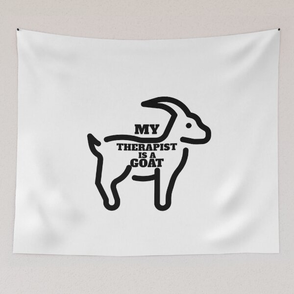Item preview, Goat therapist/yoga/therapy  designed and sold by expressiveprint.