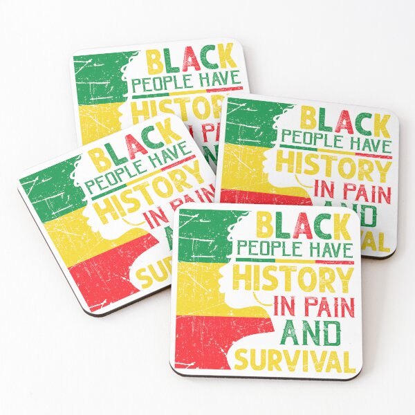 Item preview, Black People Have History In Pain and Survival Freedom Tree America Flag Happy Life Apparel Essential Motivation Inspiration Joy Mood designed and sold by DesignByHeartUK.