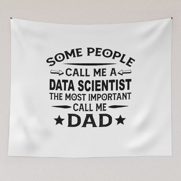 Item preview, Data scientist Father Dad T-shirt gift for father's Day Data scientist Dad Father's Day, Data scientist Dad Hudband Christmas Gift designed and sold by xlnv.