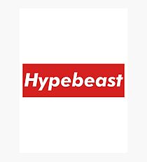 Supreme Box Logo - "Hypebeast" Photographic Print
