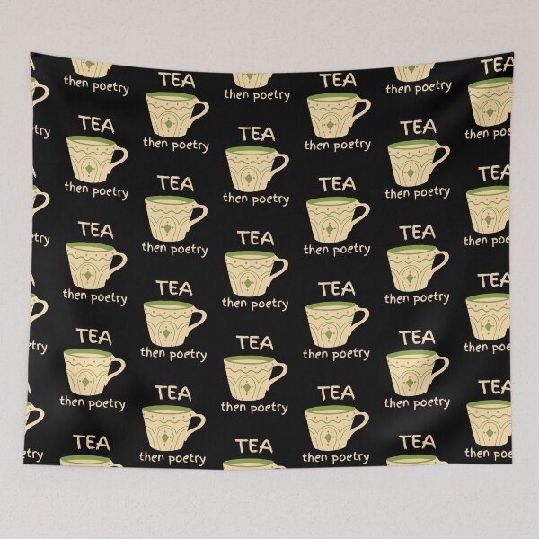 Item preview, Tea Then Poetry Fun For Bookworm designed and sold by IceCreamMuseum.