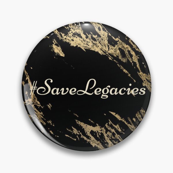 Item preview, Save Legacies- black circle  designed and sold by Emroseliz.