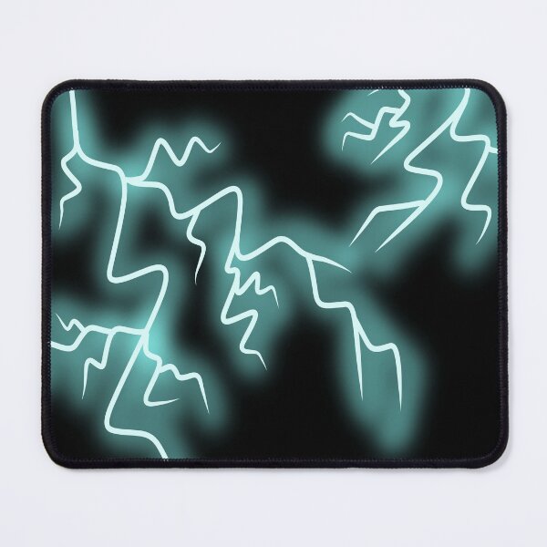 Item preview, Electric Blue Glowing Lightening Bolts on a Black Backdrop, made by EndlessEmporium designed and sold by EndlessEmporium.