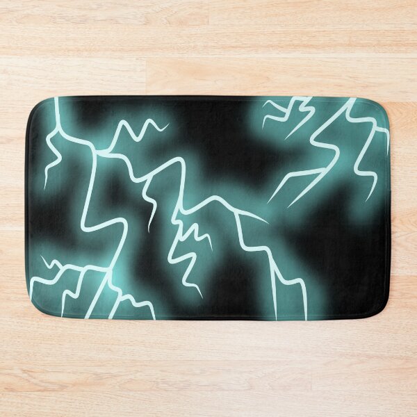 Item preview, Electric Blue Glowing Lightening Bolts on a Black Backdrop, made by EndlessEmporium designed and sold by EndlessEmporium.