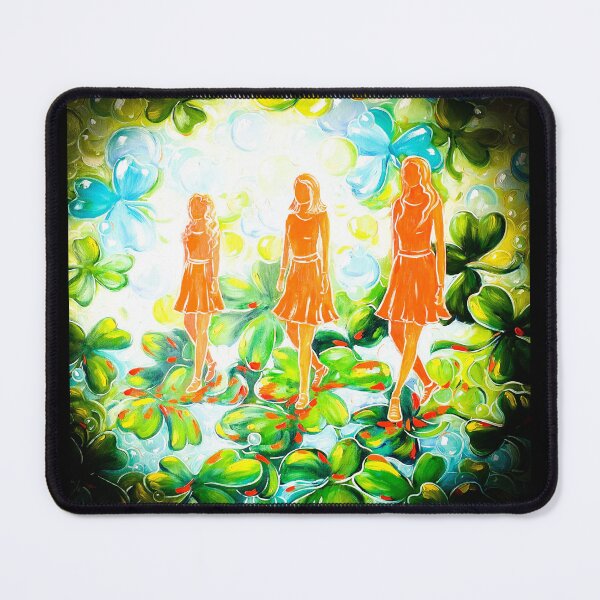 Item preview, Irish dancers, edited oil painting by Marina Daniluka, #1 designed and sold by MariDaniArt.
