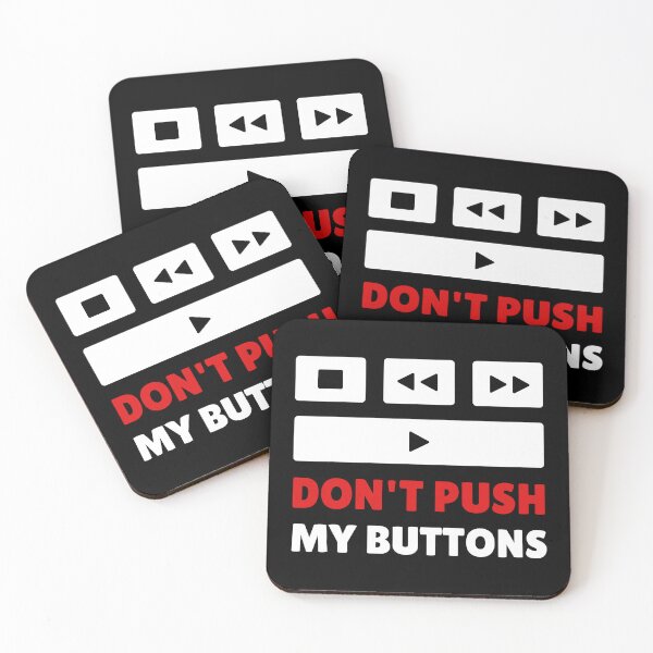 Item preview, Don't Push My Buttons designed and sold by tapeisdamessage.