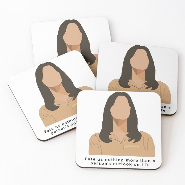 Item preview, Fate is nothing more than a person's outlook on life | Kdrama quotes designed and sold by Fandom Universe.