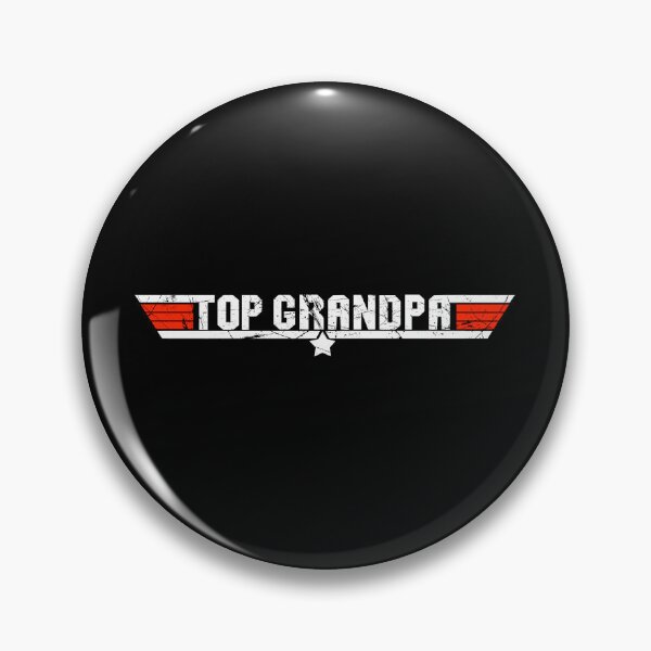 Item preview, Top Grandpa | Funny 80s Dad Air Humor Movie Gun 1980s Military Force Men designed and sold by tammury.