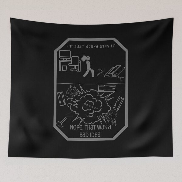 Item preview, I'm Just Gonna Wing It - For Dark Backgrounds designed and sold by CulverCrafts.
