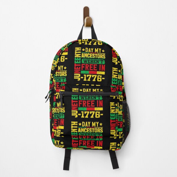 Item preview, Juneteenth Day My Ancestors Werenot free in 1776 American People The Patriots Blood is the seed of Freedom Tree America Flag Happy Life Apparel Essential Motivation Inspiration Joy Mood designed and sold by DesignByHeartUK.