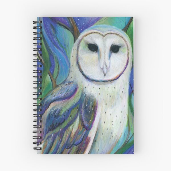 Item preview, Barn Owl in a Fantasy Forest designed and sold by chromaddict.
