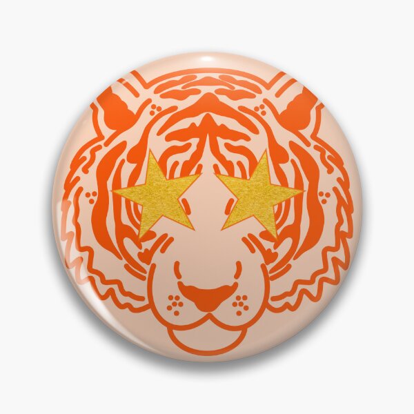 Artikelvorschau, Preppy orange and gold leopard entworfen und verkauft von mollsdesignss.