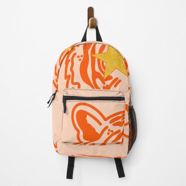 Item preview, Preppy orange and gold leopard designed and sold by mollsdesignss.