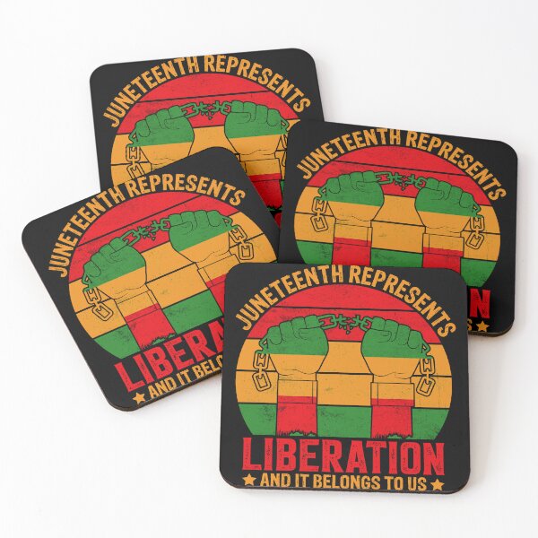 Item preview, Juneteenth Represents Liberation And It Belongs To Us American People The Patriots Blood is the seed of Freedom Tree America Flag Happy Life Apparel Essential Motivation Inspiration Joy Mood designed and sold by DesignByHeartUK.