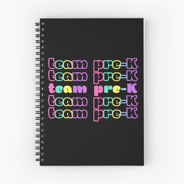 Item preview, Team Pre-K Preschool Repeating Text designed and sold by DeansDesigns44.