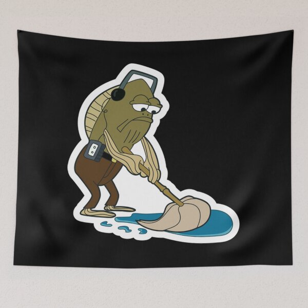 Item preview, Fred the Fish Mopping Meme designed and sold by bowenfred38.