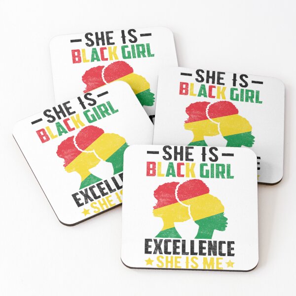 Item preview, She is Black Girl Excellence She is Me American People The Patriots Blood is the seed of Freedom Tree America Flag Happy Life Apparel Essential Motivation Inspiration Joy Mood designed and sold by DesignByHeartUK.
