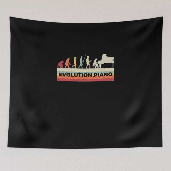 Aperçu de l'œuvre Piano Evolution Essential T-Shirt créée et vendue par evieathena.