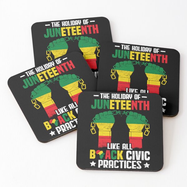 Item preview, The Holiday of Juneteenth Like All Black Civic Preactices People The Patriots Blood is the seed of Freedom Tree America Flag Happy Life Apparel Essential Motivation Inspiration Joy Mood designed and sold by DesignByHeartUK.