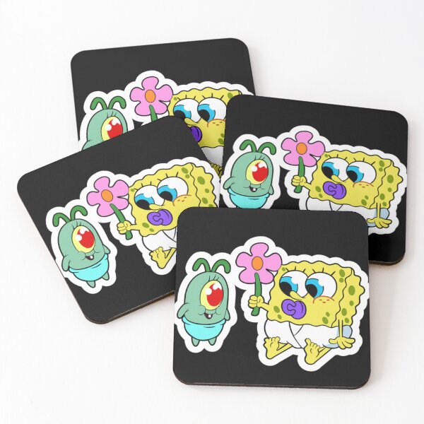 Item preview, Kid Plankton and Baby SpongeBob designed and sold by bowenfred38.