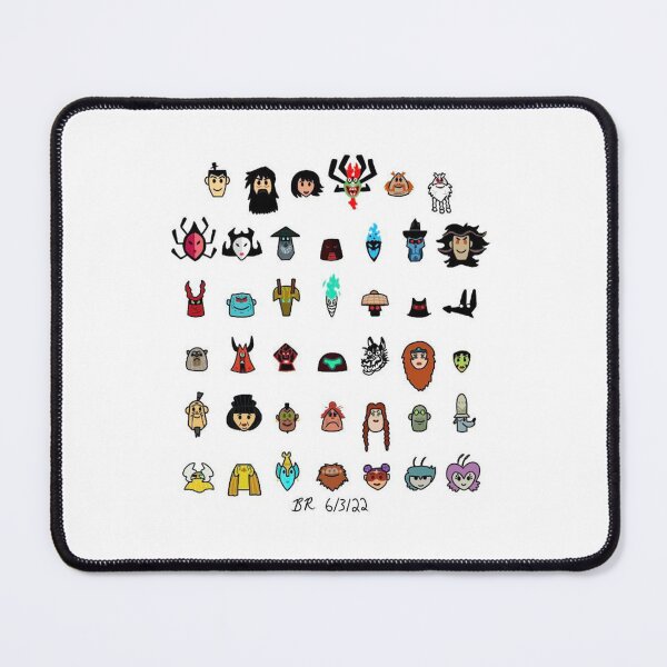 Item preview, Samurai Jack Headshots #1 designed and sold by SuperYoshiFan02.