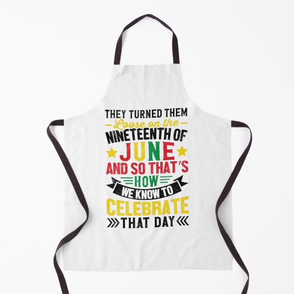Item preview, they Turned Them Loose on The Ninteenth of June Celebrate Day Freedom Tree America Flag Happy Life Apparel Essential Motivation Inspiration Joy Mood designed and sold by DesignByHeartUK.