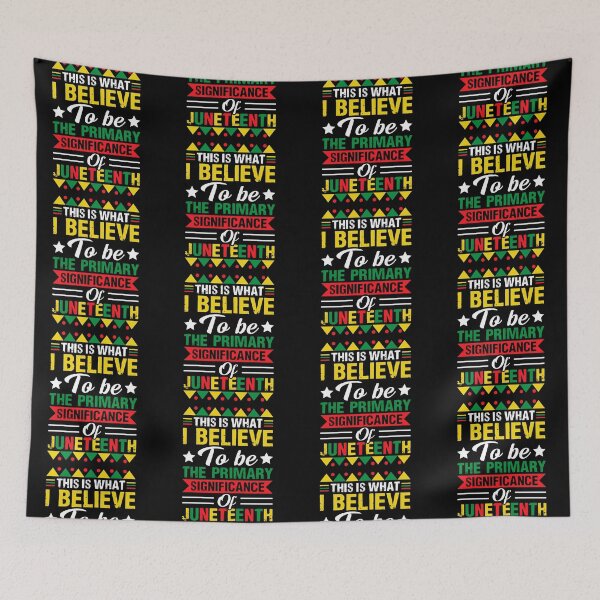 Item preview, This is what i believe to be Juneteenth The Primary Significance Freedom Tree America Flag Happy Life Apparel Essential Motivation Inspiration Joy Mood designed and sold by DesignByHeartUK.