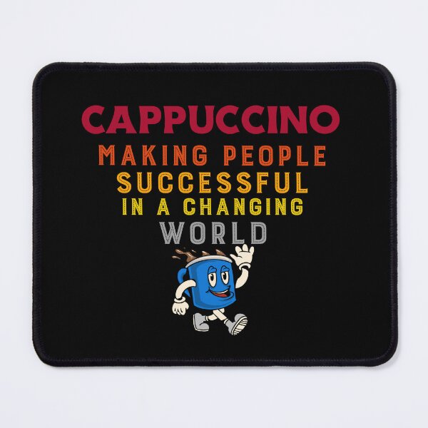 Item preview, Retro Funny Cappuccino Making People Successful designed and sold by InspiredForever.