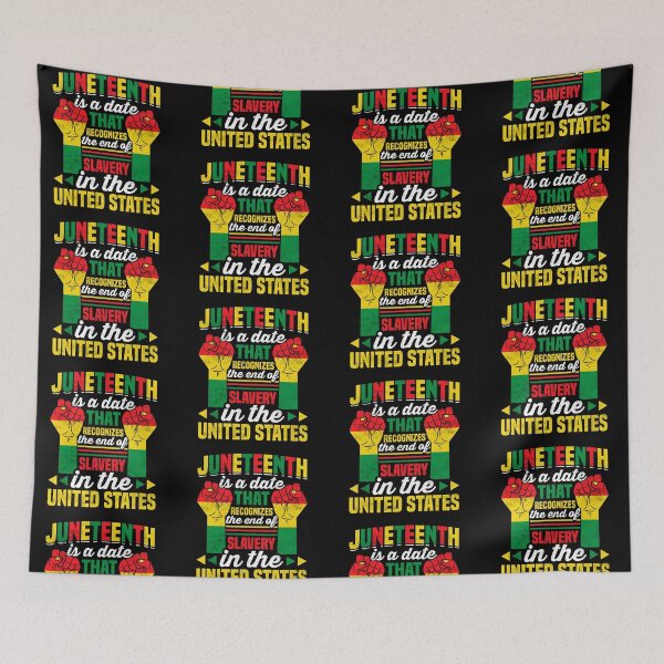 Item preview, Juneteenth is a date that end of slavery in united states Freedom Tree America Flag Happy Life Apparel Essential Motivation Inspiration Joy Mood designed and sold by DesignByHeartUK.