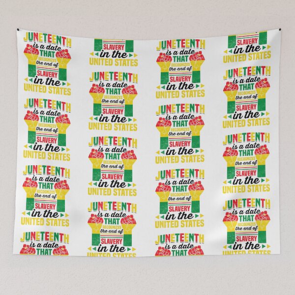 Item preview, Juneteenth is a date that end of slavery in united states Freedom Tree America Flag Happy Life Apparel Essential Motivation Inspiration Joy Mood designed and sold by DesignByHeartUK.