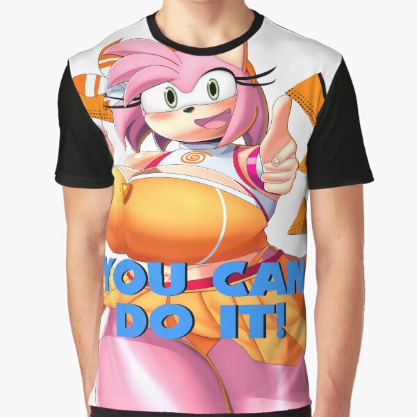 Vista previa del artículo con la obra «Amy Rose Dreamcast Cheerleader», diseñado y vendido por Zoron-B164.