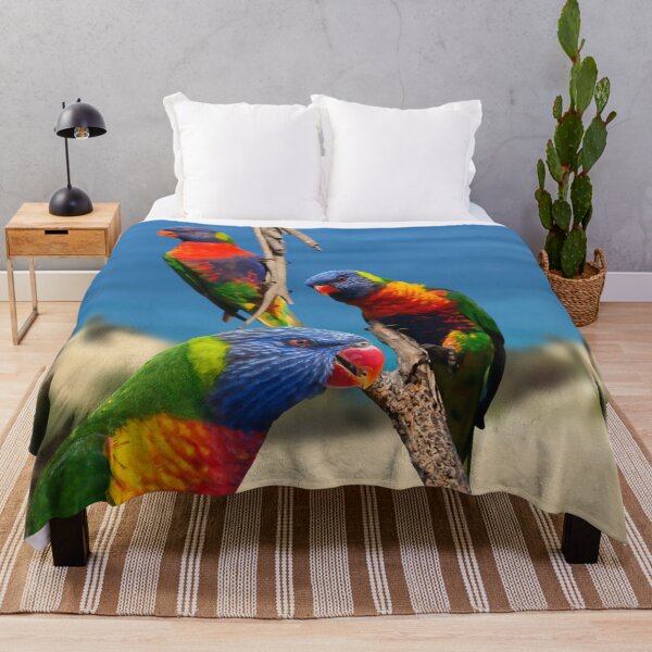 Item preview, Rainbow Lorikeet Love, Australian Birds, Bright and Colorful Birds with personality and sparkle designed and sold by Orianah.