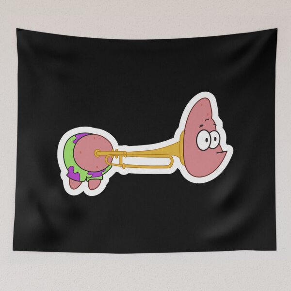 Item preview, Patrick Star Stuck in Trombone designed and sold by bowenfred38.