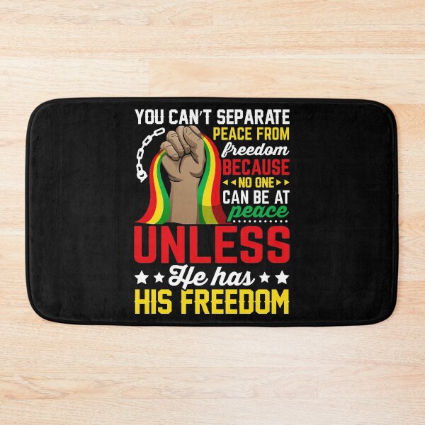 Item preview, You Cant separate peace from freedom juneteenth People The Patriots Blood is the seed of Freedom Tree America Flag Happy Life Apparel Essential Motivation Inspiration Joy Mood designed and sold by DesignByHeartUK.