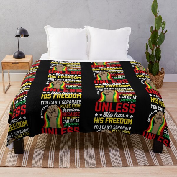 Item preview, You Cant separate peace from freedom juneteenth People The Patriots Blood is the seed of Freedom Tree America Flag Happy Life Apparel Essential Motivation Inspiration Joy Mood designed and sold by DesignByHeartUK.