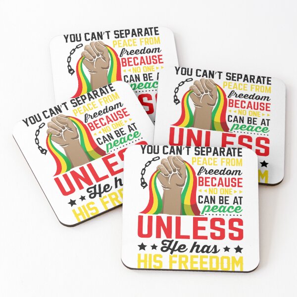 Item preview, You Cant separate peace from freedom juneteenth People The Patriots Blood is the seed of Freedom Tree America Flag Happy Life Apparel Essential Motivation Inspiration Joy Mood designed and sold by DesignByHeartUK.