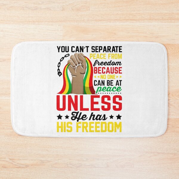 Item preview, You Cant separate peace from freedom juneteenth People The Patriots Blood is the seed of Freedom Tree America Flag Happy Life Apparel Essential Motivation Inspiration Joy Mood designed and sold by DesignByHeartUK.