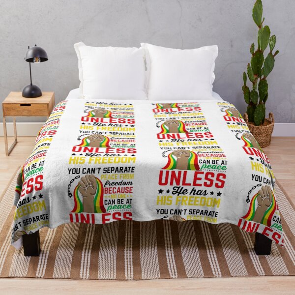 Item preview, You Cant separate peace from freedom juneteenth People The Patriots Blood is the seed of Freedom Tree America Flag Happy Life Apparel Essential Motivation Inspiration Joy Mood designed and sold by DesignByHeartUK.