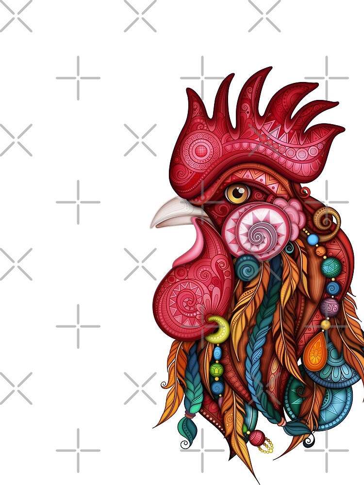 tribal rooster design tribal rooster design