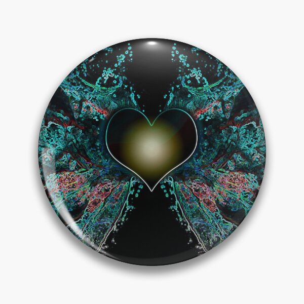 Item preview, Abstract butterfly glowing heart designed and sold by Dalioness4u.