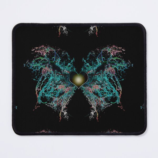 Item preview, Abstract butterfly glowing heart designed and sold by Dalioness4u.