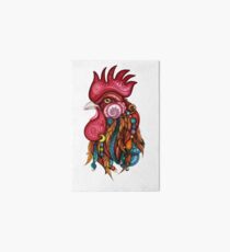 Tribal Rooster Design Art Board Print